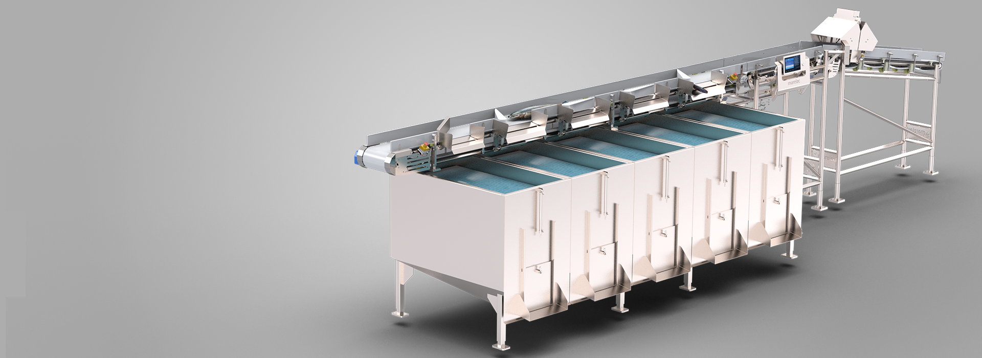 The MARELEC I Vision uses an intelligent algorithm to recognize different species of fish.