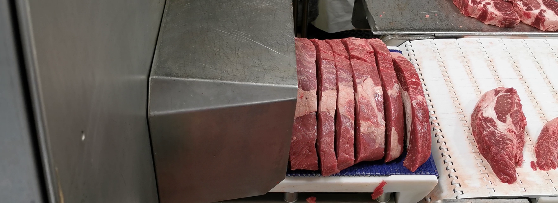 PORTIO 3D 切割机适用于切割牛排，里脊条，腌肉，里脊，猪里脊等