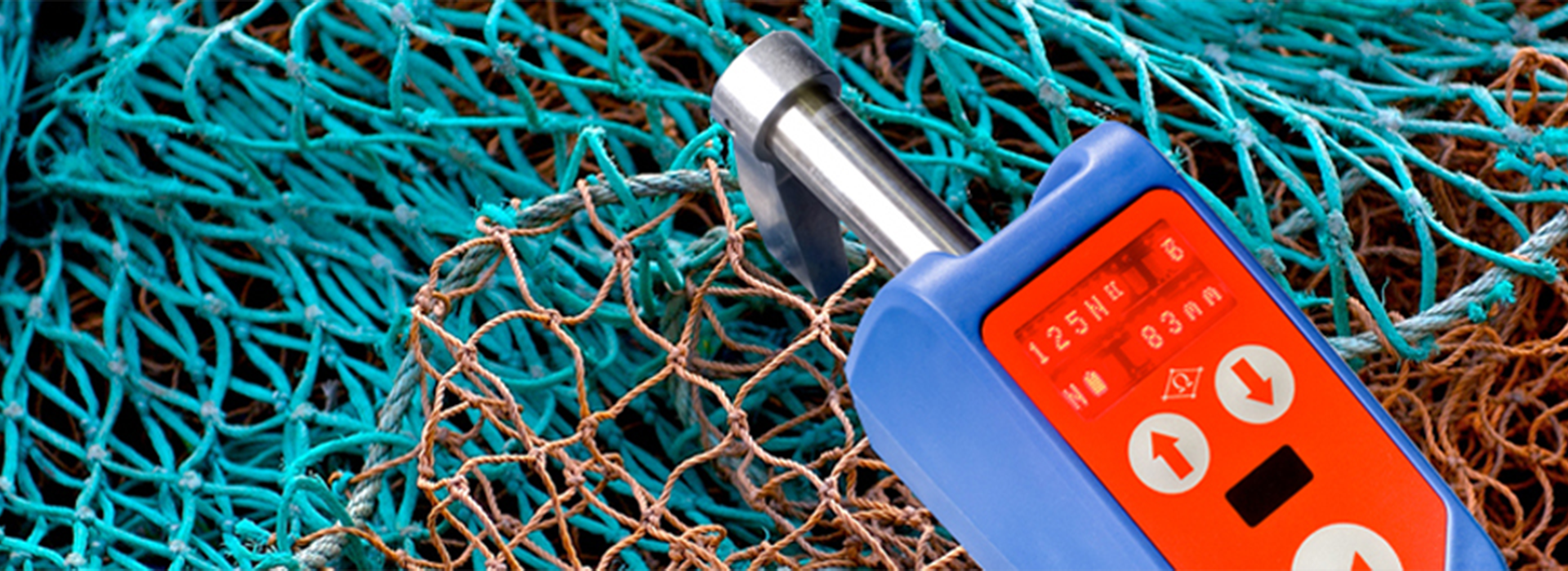 The OMEGA Mesh Gauge measures the exact sizes of the meshes of fishing nets.