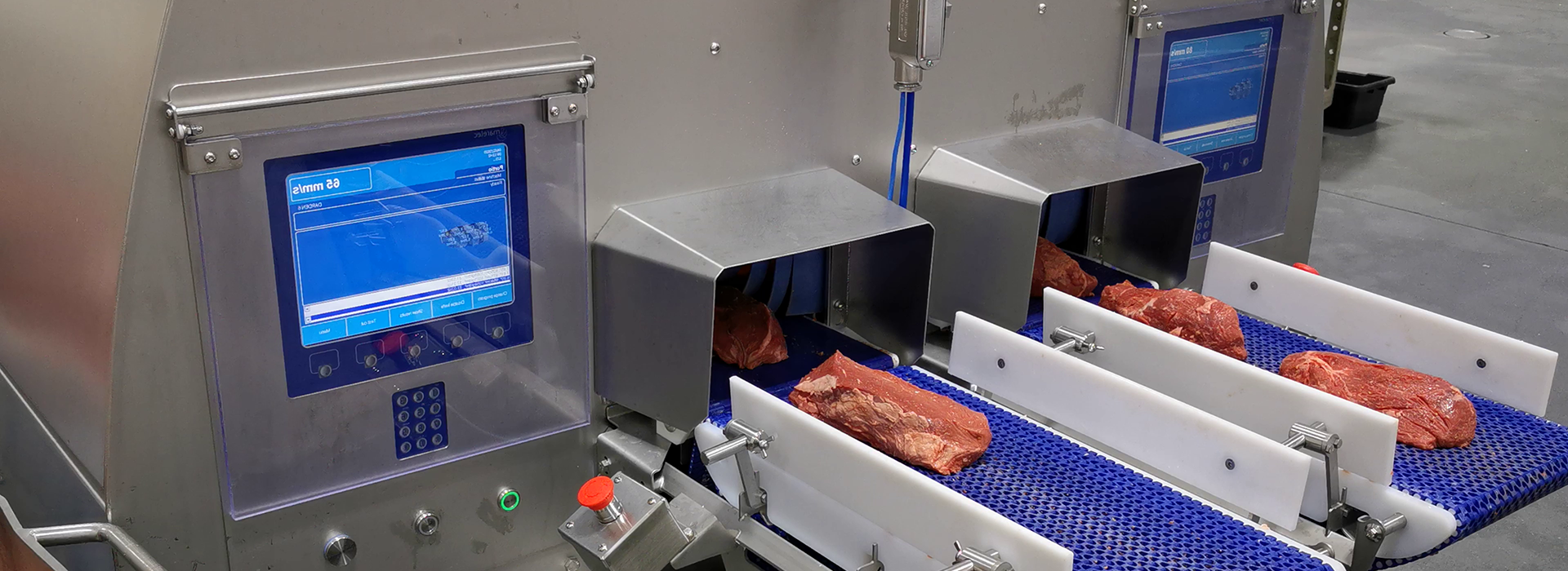 PORTIO 3D切割机适用于圆形的红肉产品如牛排，西冷，眼肉，里脊，猪里脊等。