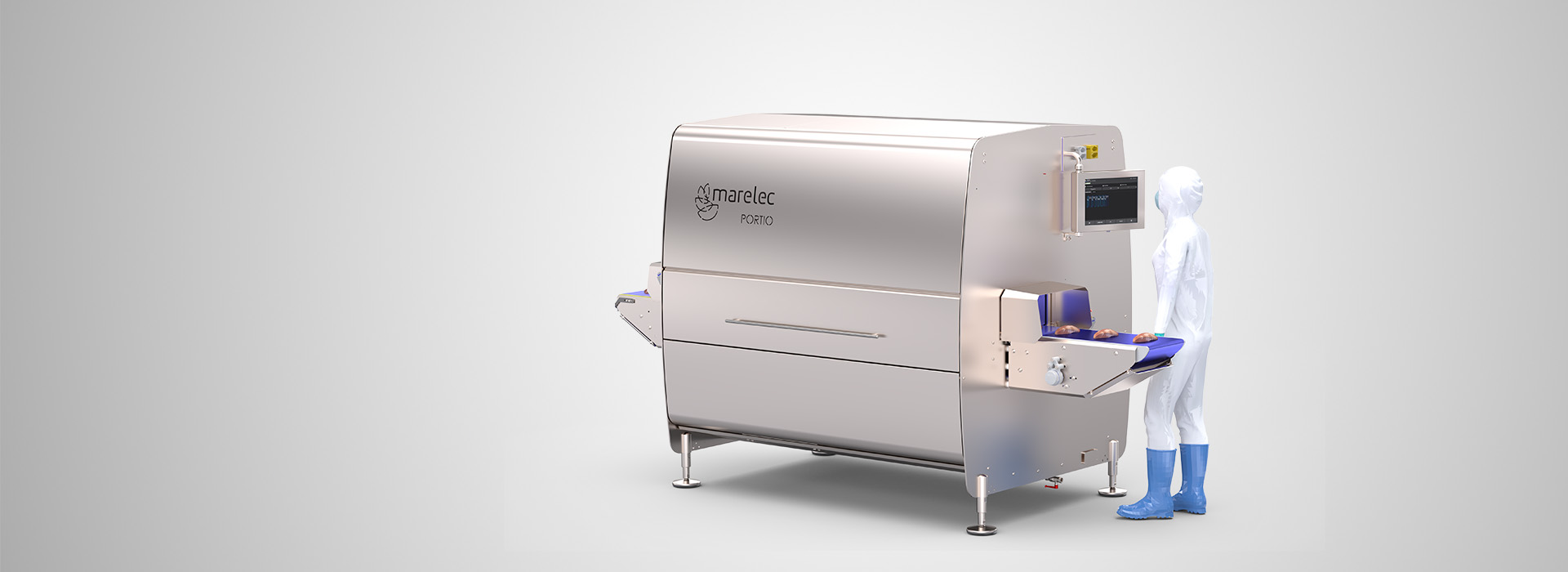 The PORTIO Plus is the most versatile machine for poultry, red meat or fish.